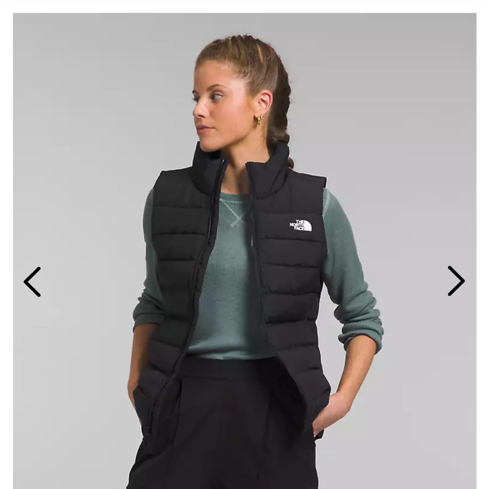 Northface Aconcagua Down Vest, black size large